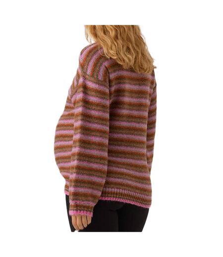 Pull de Grossesse Rose/Marron Femme Mamalicious Sandra - L