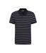 Mountain Warehouse Mens Wren Stripe Cotton Polo Shirt (Navy) - UTMW2929