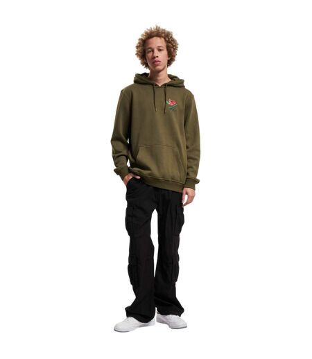 Mens Rose Hoodie Olive Mister Tee