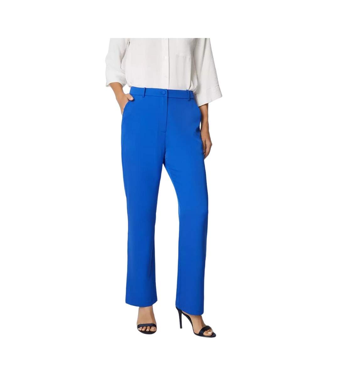 Pantalon femme cobalt Principles-1