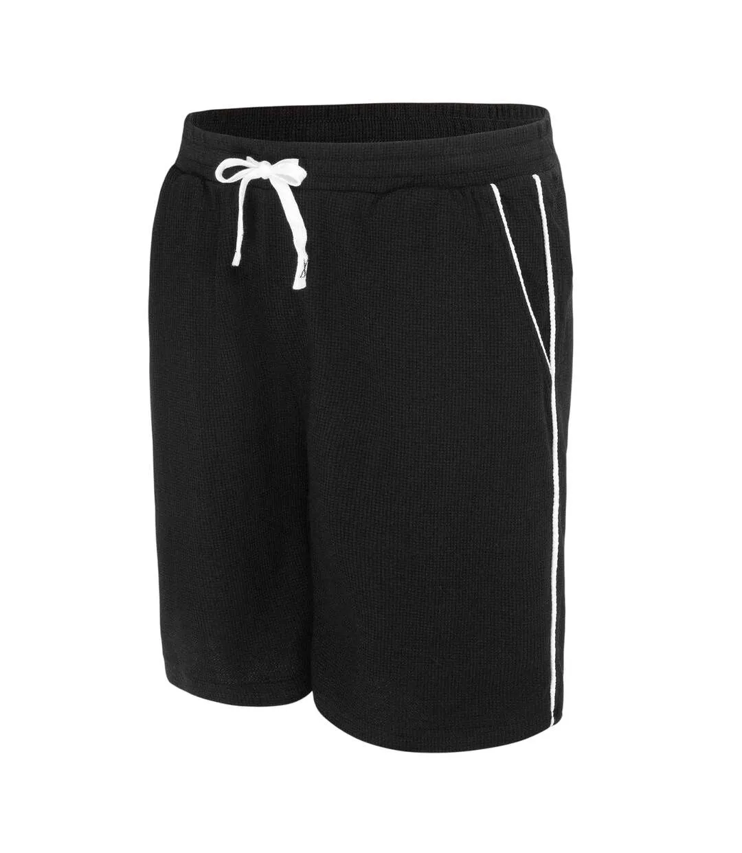 Short Homme Noir Fabric-3