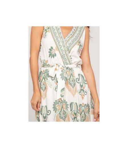 Robe sans manches motif cache-coeur ILDEMA - Dona X Lisa