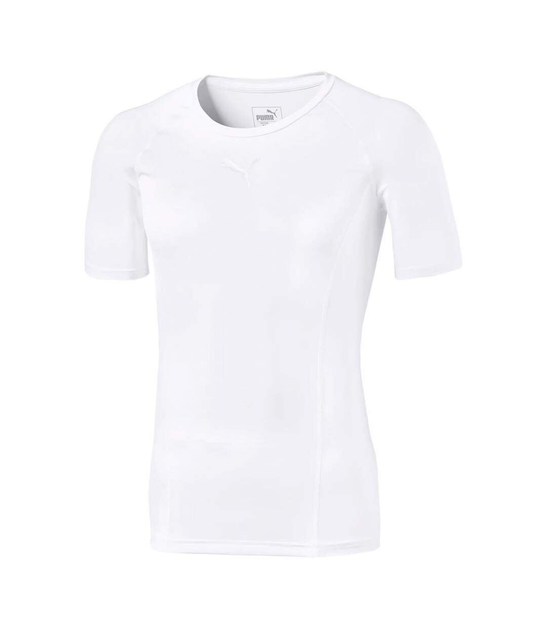 Haut Thermique Manches Courtes Liga Homme Blanc Puma-1