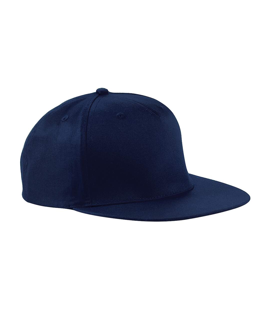 Casquette ajustable rapper bleu marine Beechfield-1