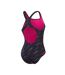 Maillot De Bain 1 Pièce Hyperboom Medalist Femme Noir Rose Speedo-2