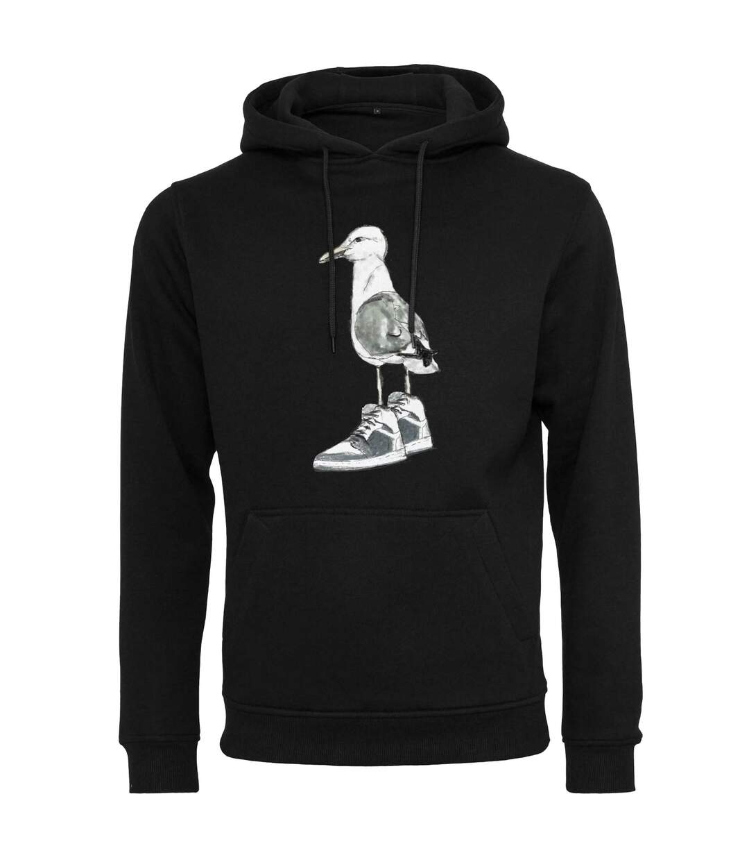 Sweat À Capuche Motif/style Mouette À Baskets Homme Noir Mister Tee-2