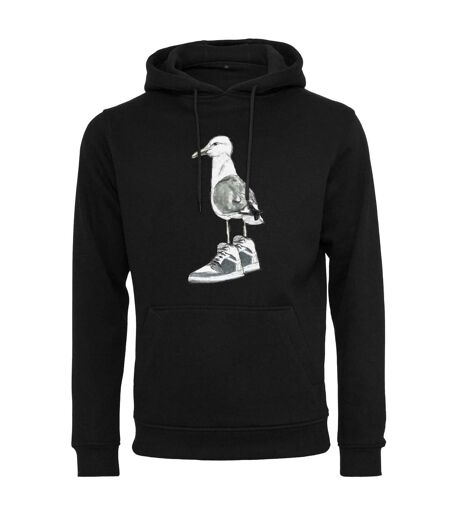 Sweat À Capuche Motif/style Mouette À Baskets Homme Noir Mister Tee