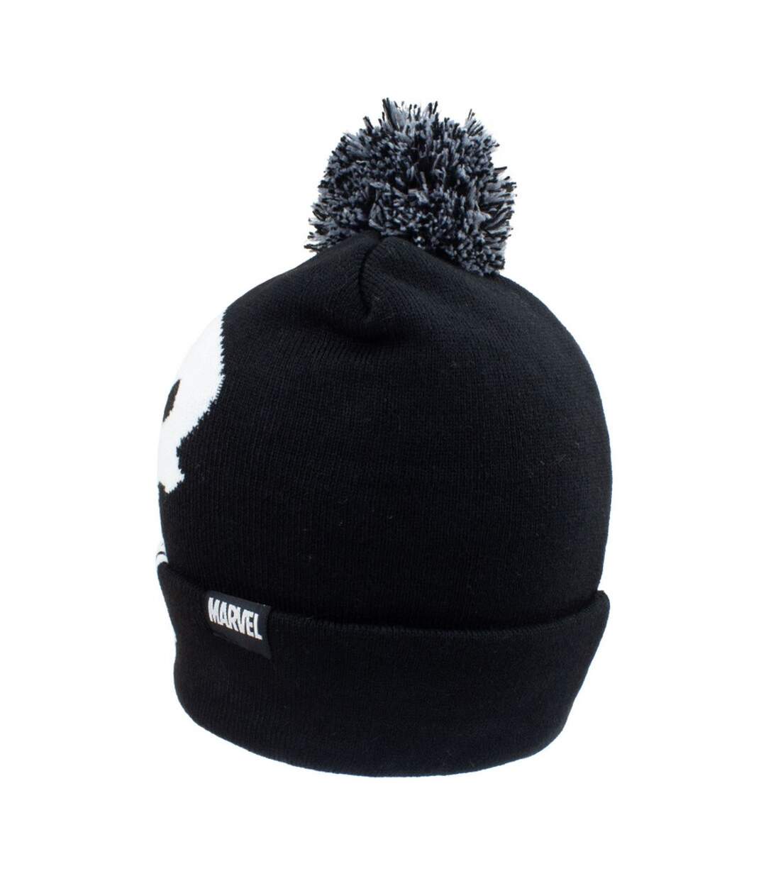 Bonnet Motif/style Crâne Adulte Noir Blanc The Punisher-4