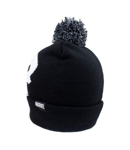 Bonnet Motif/style Crâne Adulte Noir Blanc The Punisher