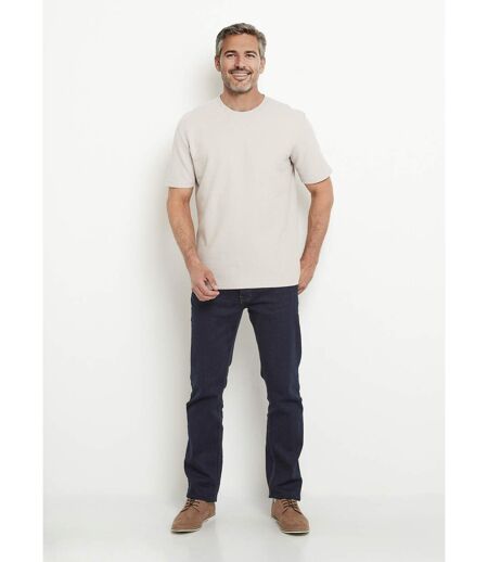 T-shirt col rond épais maille texturée