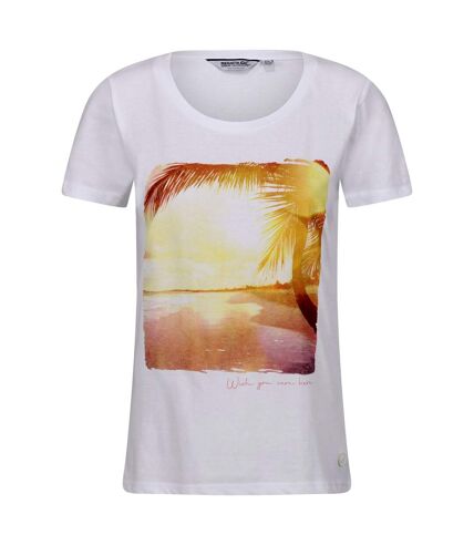 Regatta - T-shirt FILANDRA - Femme (Blanc) - UTRG9016