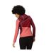 Regatta Womens/Ladies Walbury VI Marl Full Zip Fleece Jacket (Mineral Red/Rumba Red) - UTRG8786
