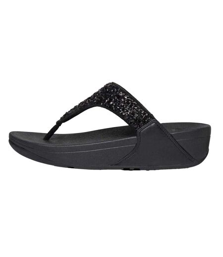 Sandales À Talons Compensés Lulu Summerfoil Femme Noir FitFlop