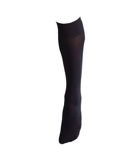 Mi-bas thermiques 200 deniers 1 paire femme noir Silky