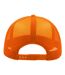 Casquette De Rappeur Blanc Orange Fluo Atlantis Headwear-2