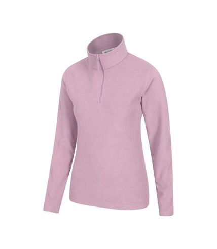 Womens/ladies camber ii fleece top light pink Mountain Warehouse