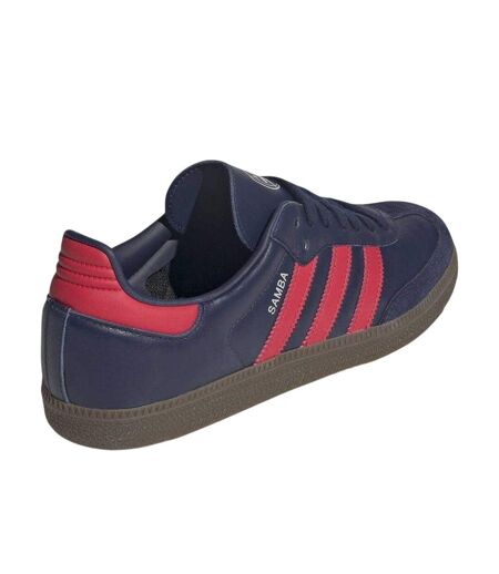 Mens Samba Club Juventus Fc Leather Trainers Indigo Red Gum Adidas