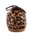 Womens/ladies Leopard Print Boat Shoes Brown Black Sperry-2