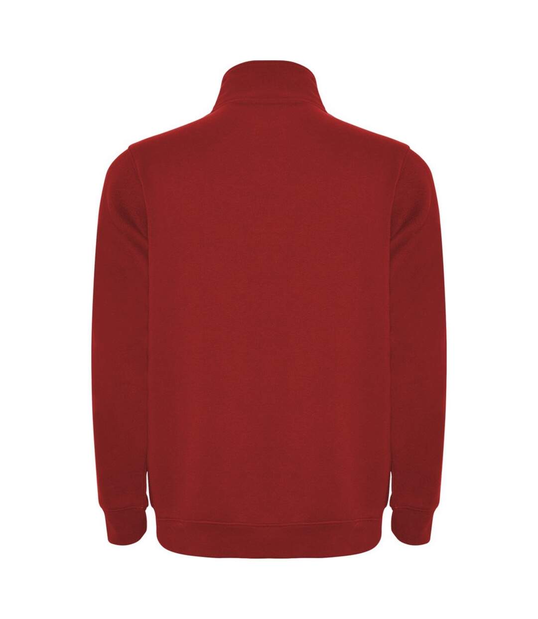 Mens aneto quarter zip sweatshirt red Roly