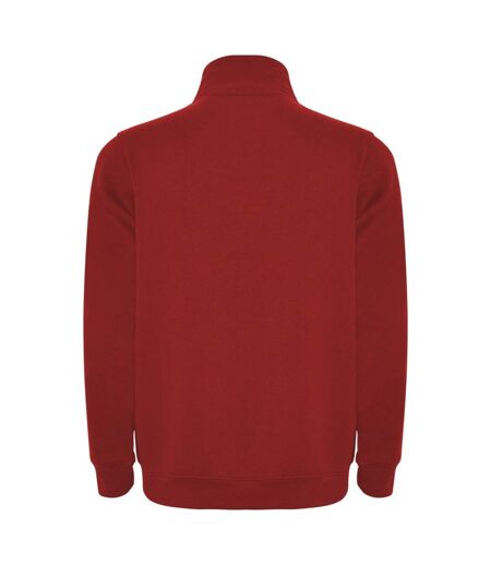 Roly Mens Aneto Quarter Zip Sweatshirt (Red) - UTPF4313
