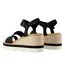 Womens/ladies Vegan Sandals Black Toms-2