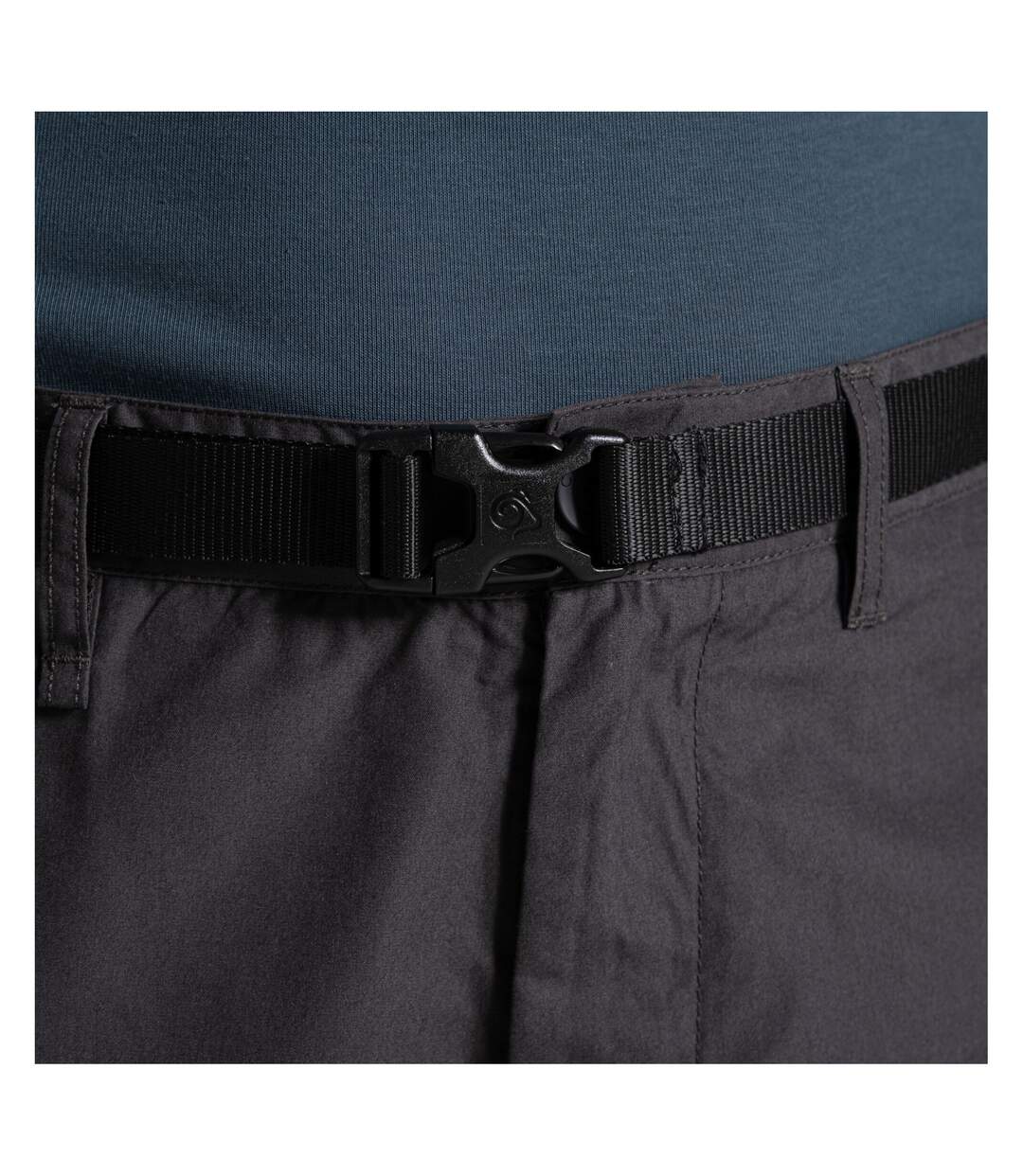 Pantalon À Taille Haute Semi-élastiquée 2-en-1 Kiwi Homme Anthracite Craghoppers-4
