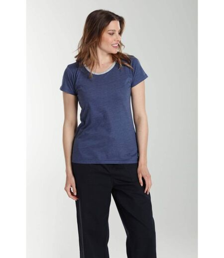 Tee shirt col rond lurex manches courtes femme Tee Summer Twilight  | Gerard Pasquier