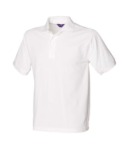 Polo homme blanc Henbury