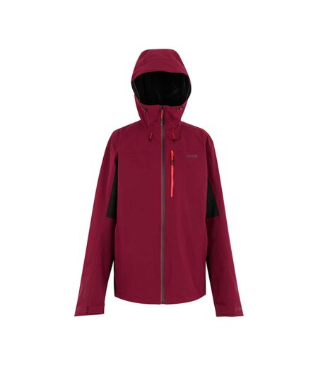 Veste Imperméable Birchdale Homme Pourpre Foncé Noir Regatta