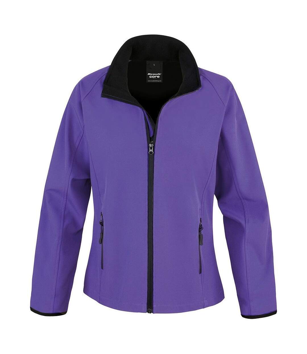 Veste softshell - Femme - R231F - violet et noir-1