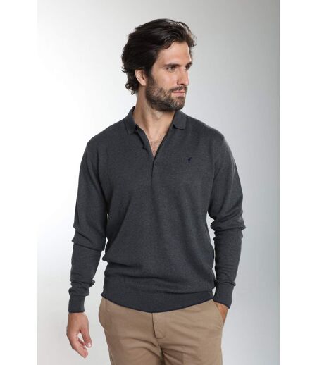 Pull col polo  en coton MARVIN