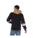 Mens Sullivan 20 Oversized Drawstring Hoodie Black Boss-3