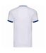 Mens ringer contrast t-shirt white/royal blue Fruit of the Loom