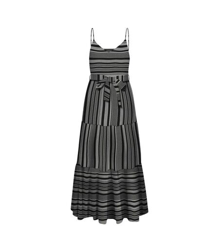 Robe noire/beige femme vero moda dicthe