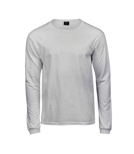 Tee Jays Mens Slim Long-Sleeved T-Shirt (White)