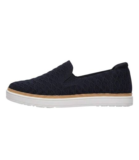 Mocassins Motif/style Texturé Coast Drive Femme Noir Skechers