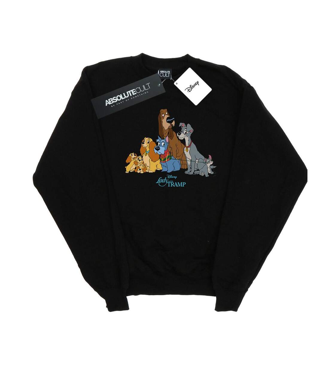 Disney - Sweat LADY AND THE TRAMP CLASSIC GROUP - Femme (Noir) - UTBI13905-1