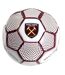 West Ham United FC - Ballon de foot (Blanc / bordeaux) (Taille 1) - UTSG19547