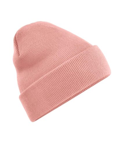 Bonnet à revers mixte rose pâle Beechfield