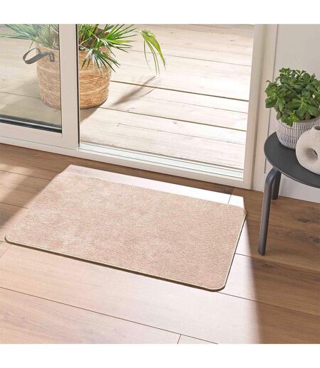 Tapis Tissé Velours Carpetuni 45x75cm Naturel