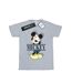 Disney Femme/Les femmes Mickey Mouse Letters Cotton Boyfriend T-Shirt (Gris sportif) - UTBI36643-1