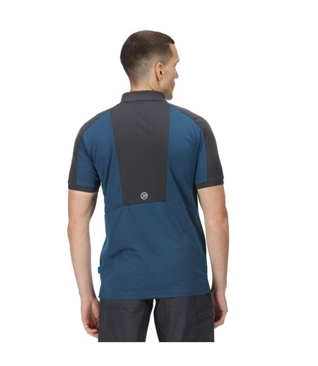 Regatta Mens Offensive Wicking Polo Shirt (Blue Wing)