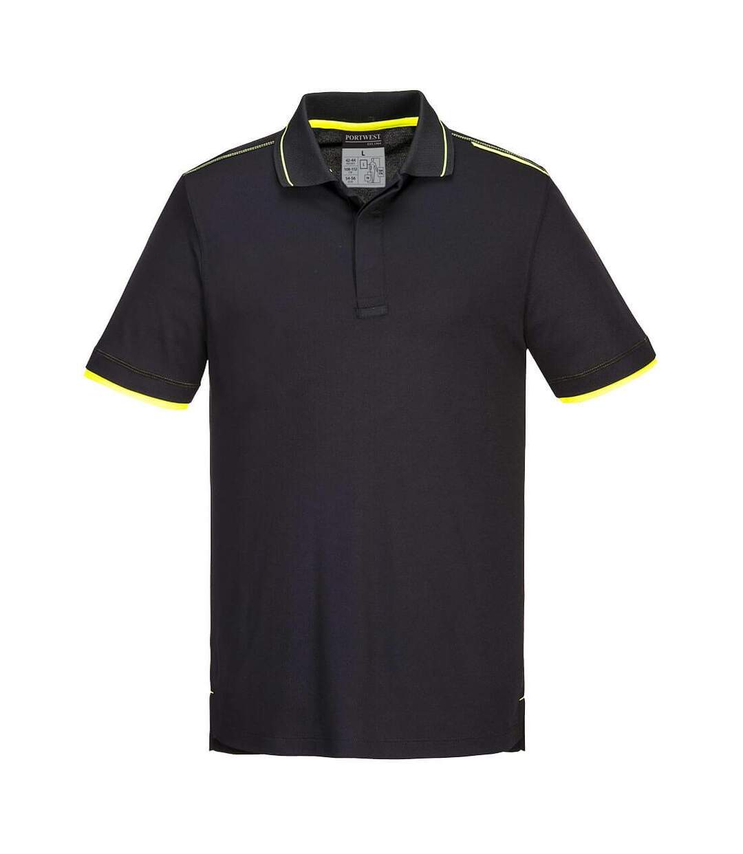 Polo wx3 homme noir Portwest-1