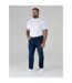 D555 Jean Extensible Coupe Cintrée Ambrose Homme Bleu Foncé Délavé Duke-1