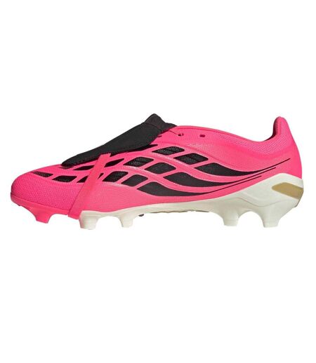 Mens Predator 3 Lace Up Firm Ground Football Boots Pink White Adidas