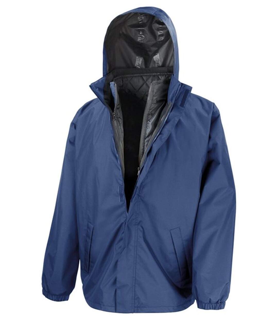 Veste imperméable 3 en 1 matelassé - Homme - R215X - bleu marine