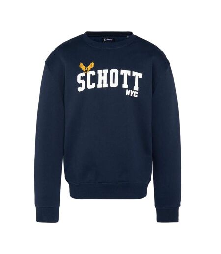 Sweat marine homme schott schott heat - l