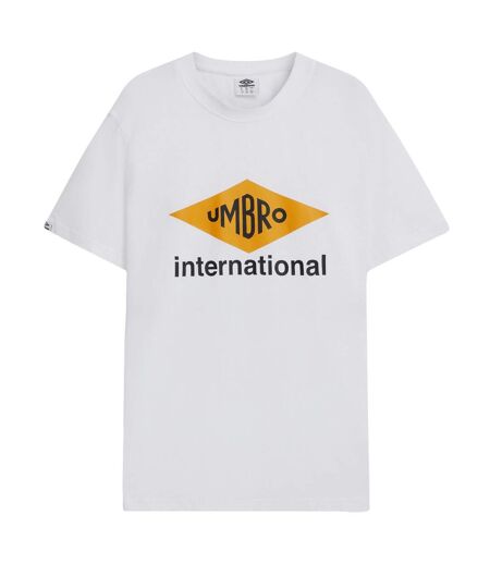 Mens international diamond t-shirt brilliant white Umbro