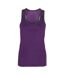 Débardeur de fitness femmes violet /gris foncé Tri Dri