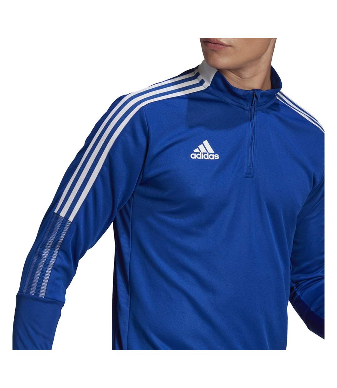 Sweat Entraînement Tiro Homme Bleu Adidas-4